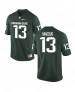 Men's Mickey Macius Michigan State Spartans #13 Nike NCAA Green Authentic College Stitched Football Jersey YY50T73LF